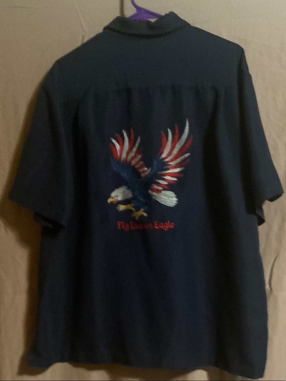 Caribbean Navy Short-Sleeve Button-Down Shirt